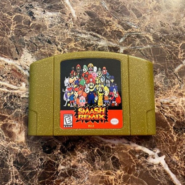 Super Smash Bros. Remix N64 Nintendo 64 Game Cartridge
