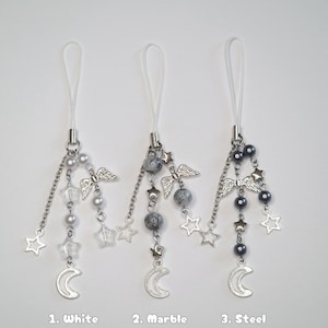 acubi y2k star phone charms - bag charm aesthetic accessory
