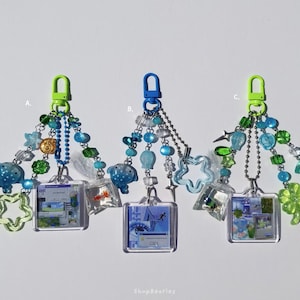 Frutiger Aero • Webcore • Y2K Bag Charm | Handmade 2000s Nostalgia Keychain