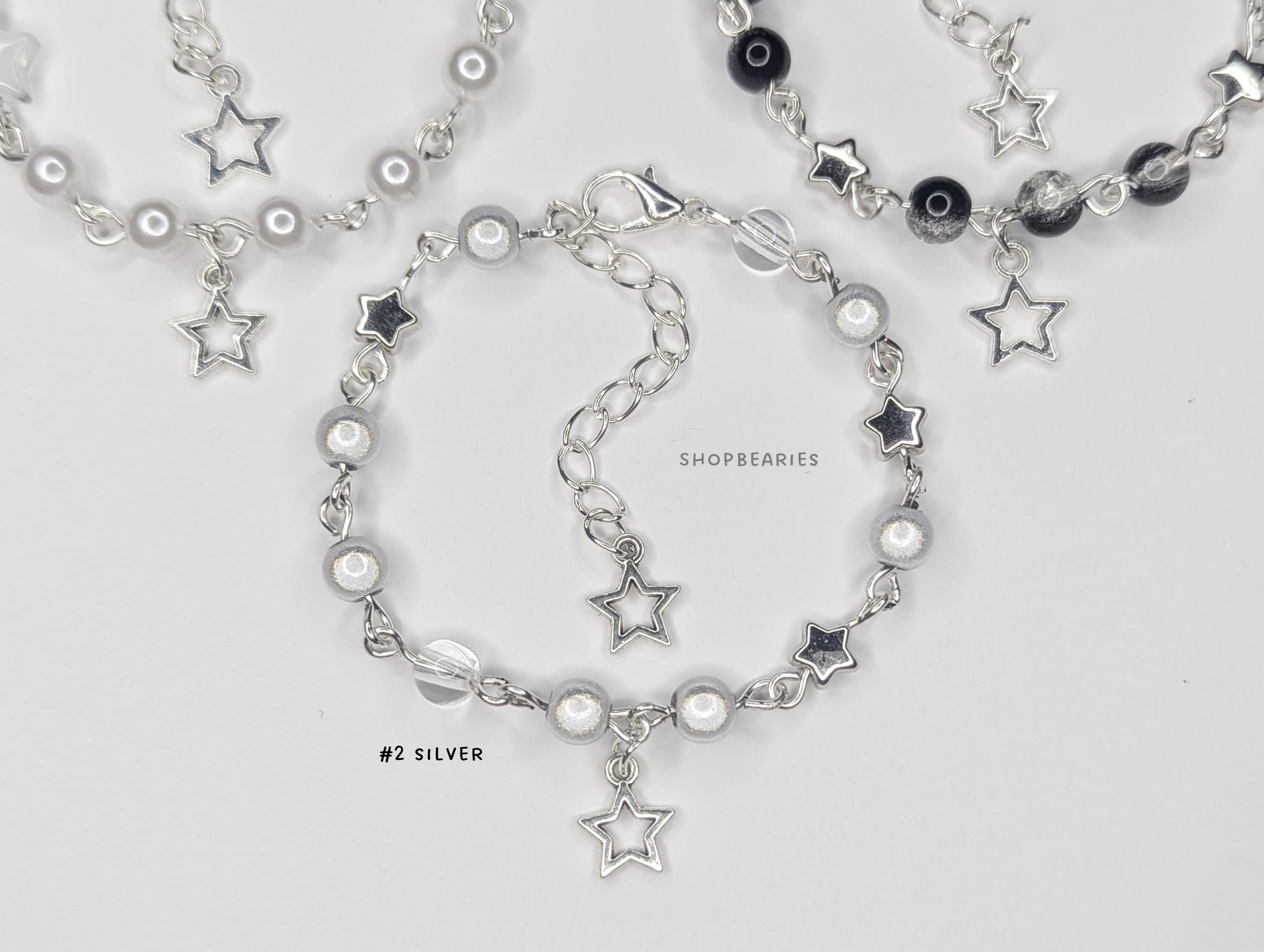 ♡STAR JEWELRY♡BRACELET 2024 Retro Black Zircon Star Bracelet For Women Men Trend