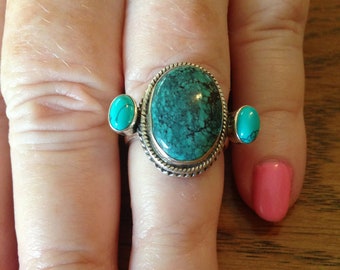 Sterling Silver Turquoise Ring