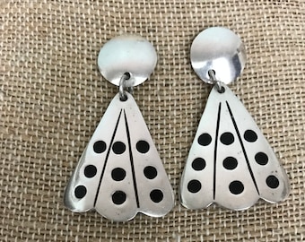 Handcrafted Sterling Silver Dangle Earrings