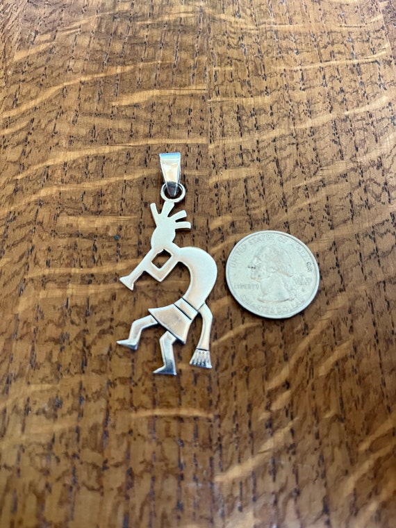 Sterling Silver Kokopelli Pendant - image 4