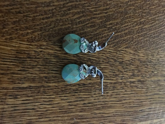 Carolyn Pollack Sterling Silver and Green Turquoi… - image 2