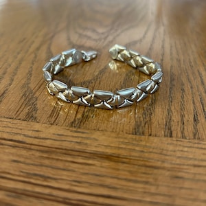 Italian Sterling Silver Link Bracelet, 7”
