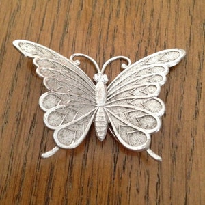 Beau Sterling Silver Butterfly Brooch