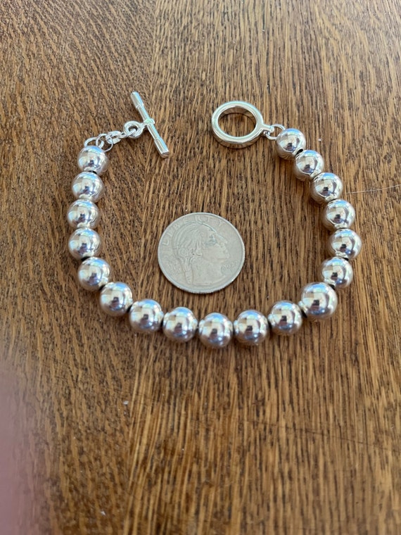 Milor Sterling Silver Beaded Bracelet