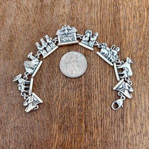 James Avery Birth of Christ Charm Bracelet, 7”