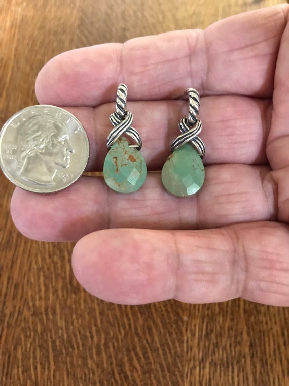 Carolyn Pollack Sterling Silver and Green Turquoi… - image 4