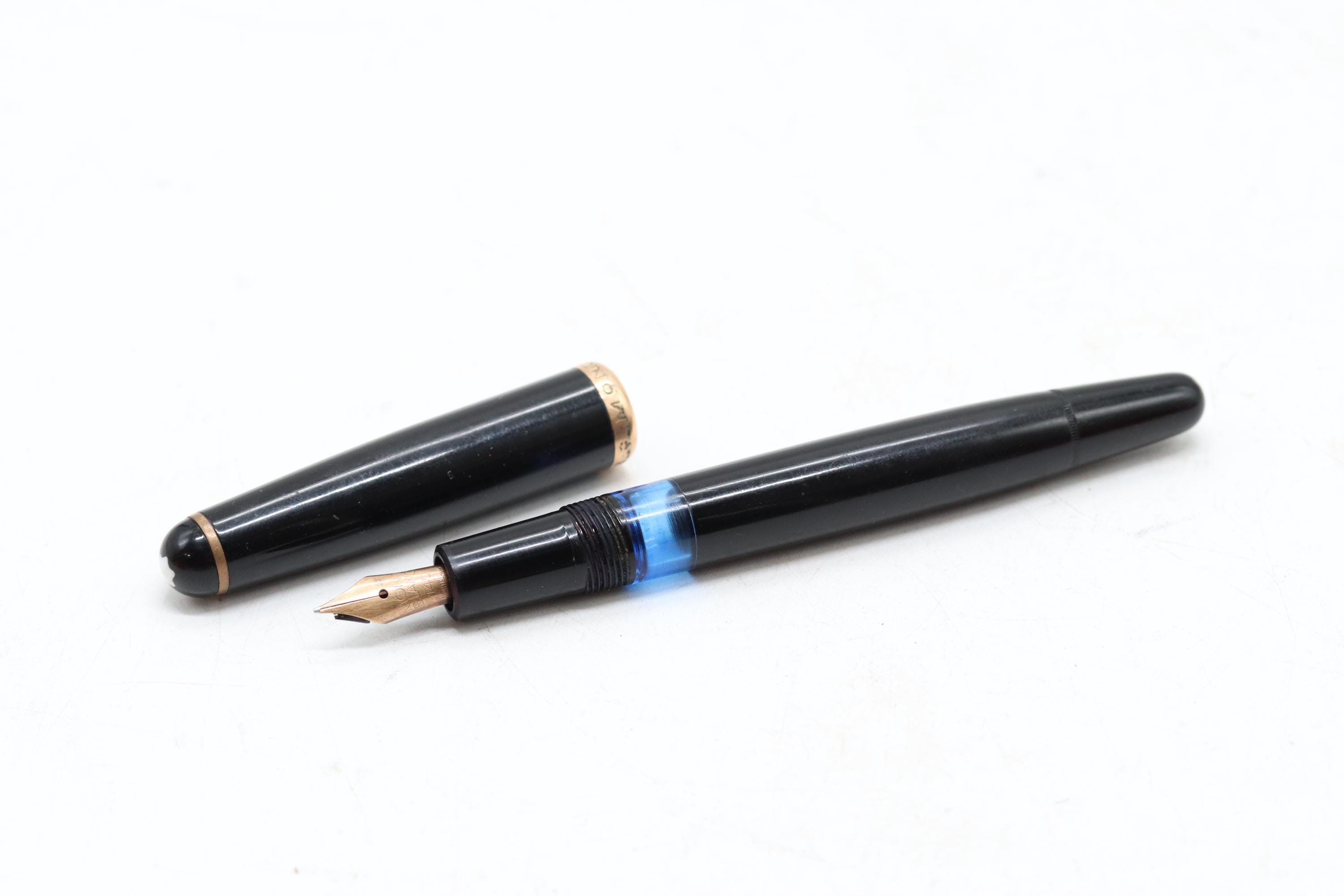 MONTBLANC ヴィンテージ 万年筆 No.342 14金 良品○MONTBLANC モンブラン 342 アンティーク/ヴィンテージ