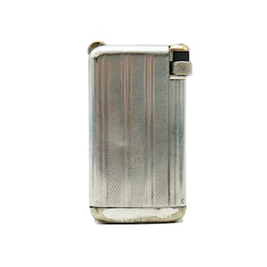 Quercia Flaminaire Crillon Paris Made in France Silverplated Vintage Gas Lighter