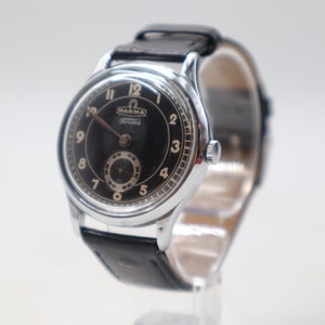 Marma Fortis 1940's Swiss Made WWII Military Style Watch FREE Shipping