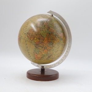 Vintage JRO Verlag Globus Munich 12 Earth Globe Globe 1970s FREE Shipping