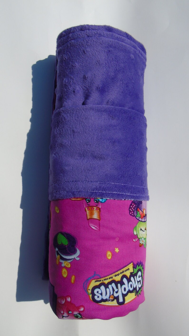 Personalized Shopkins Blanket Shopkins Bedding Tween Etsy