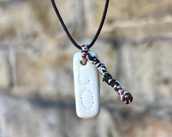 Colgante de porcelana "love"