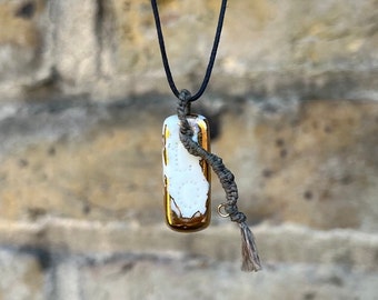 Colgante de porcelana "love"