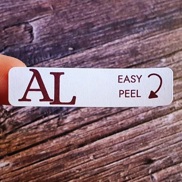 Custom Easy Peel Removable Greeting Card Catch Stickers