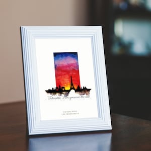 SECONDS Les Miserables Book Print - Literary Gifts for Book Lovers, Cubicle Decor, Dorm Decor, Clearance Sale