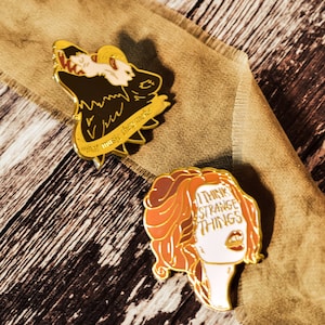 Dracula Gothic Literature Bookish Enamel Pin Set - Literary Gifts for Book Lovers