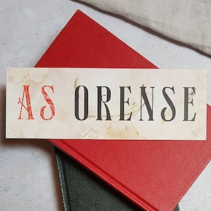 As Orense Bookish Bookmarks for Books - Bookstagram Props, Literary Gifts, Bookish Gifts for Book Lovers, ADSOM V E Schwab, A Darker Shade