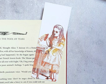 Alice in Wonderland Bookmark - book quote Bookworm Literary Gifts gifts for her teacher gifts schoolroom readers gonna read library geek