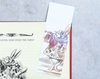 Alice in Wonderland Bookmark - Bookworm Gifts, Book Quote Bookworm Gifts UK Literary Gift Reading Nook Book Club White Rabbit Lewis Carroll