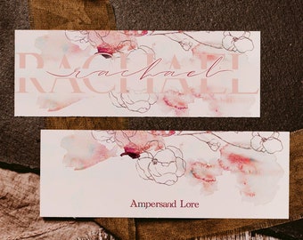 Personalised Custom Name Bookmark for Books