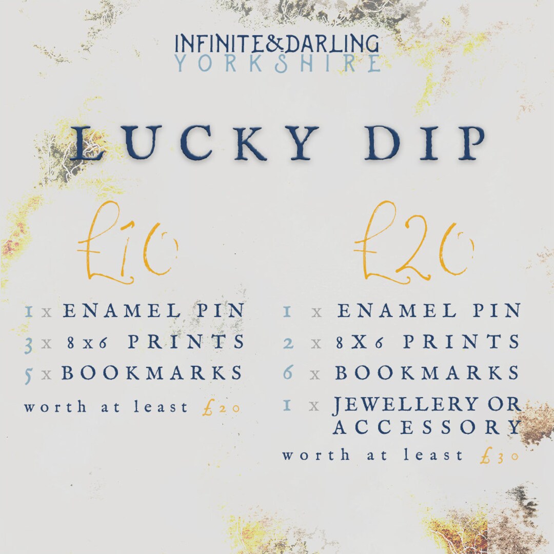 Lucky Literary Dip Box Literary Gifts for Book Lovers Etsy