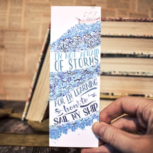 SECONDS Little Women Book Quote Bookmark for Books - Literary Gift for Book Lover, Bookish Bookmarks, Book Quote Bookmark, Louisa May Alcott
