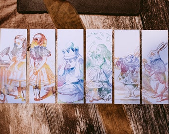 SECONDS Alice in Wonderland Bookish Bookmarks for Books