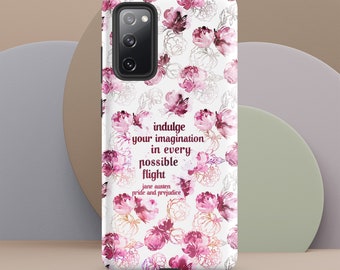 Jane Austen Pride and Prejudice TOUGH Samsung® Phone Case - Galaxy S20 Plus Ultra, Samsung Galaxy S21 Plus Ultra, Galaxy S22 Plus Ultra