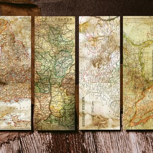 Cartes littéraires Signets livresques pour livres