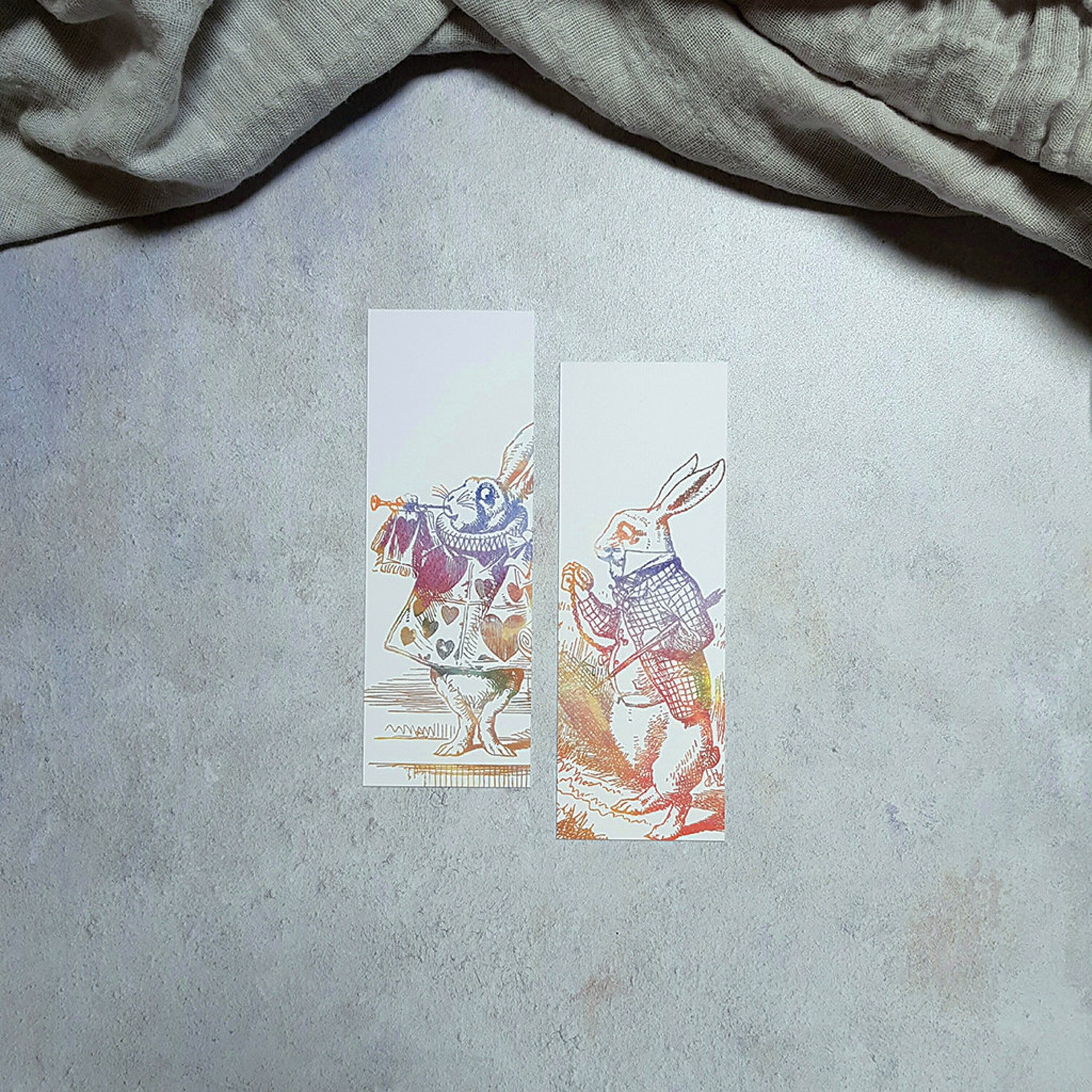 The White Rabbit Bookmarks for Books - Alice in Wonderland Quotes ...