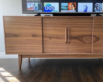 72&quot; Bespoke Media Console - 4 Doors, No Drawers - Customize to Your Unique Style