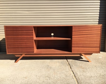 72" Mid Century Credenza/TV Console - 2 Doors, No Drawers - Customize to Your Unique Style