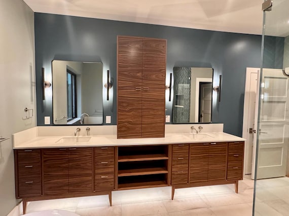 24 Bespoke Bathroom Linen Cabinet 4 Doors for New Home Build or Remodel Etsy UK