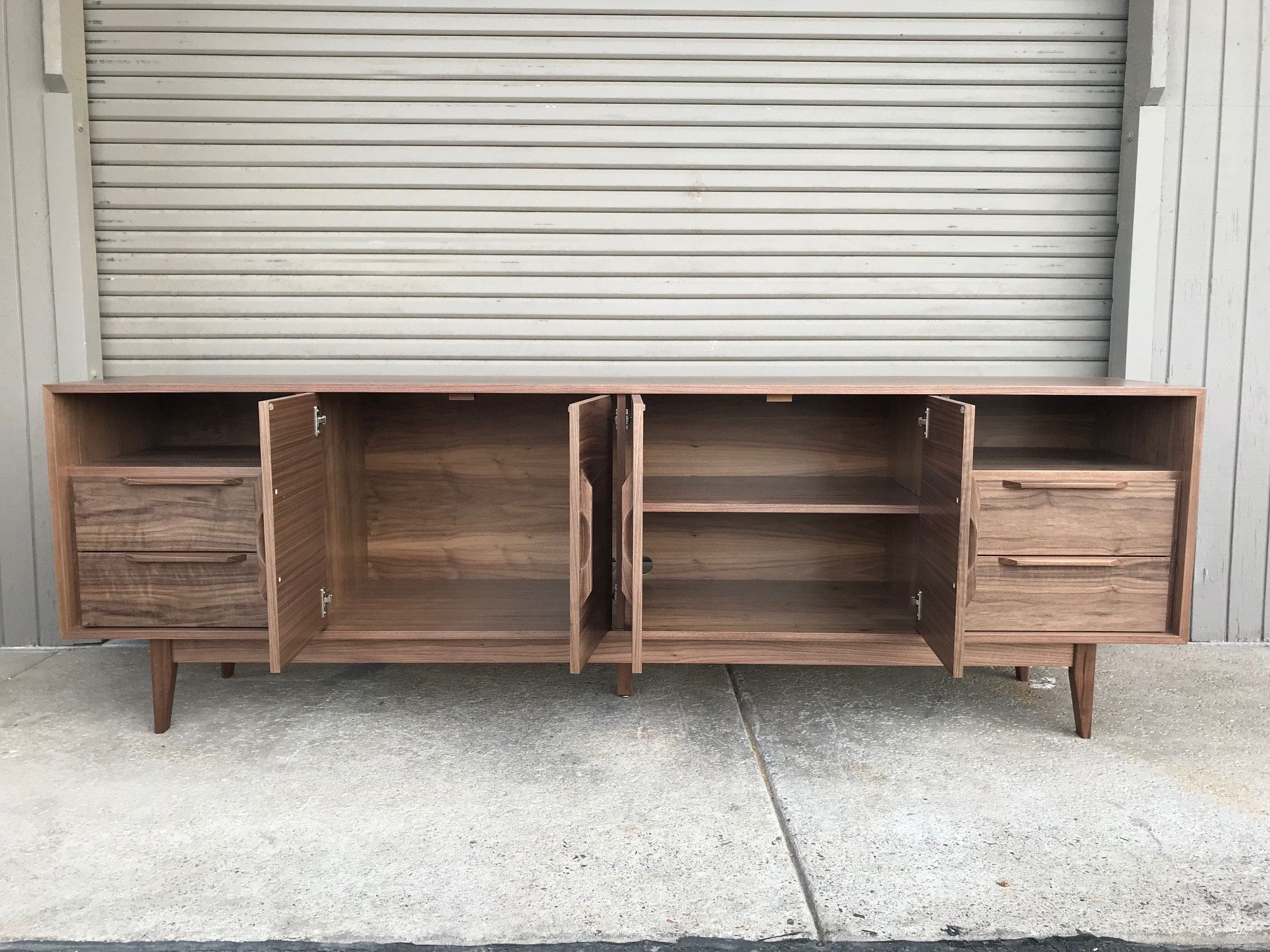 FREE SHIPPING 8' Mid Century Style TV / Buffet / Etsy