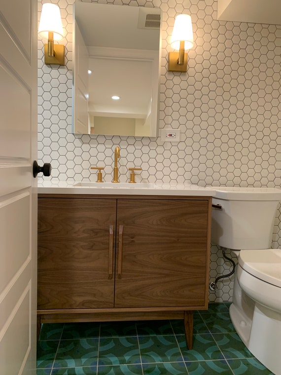 Help us pick a wallpaper for mcm bathroom? : r/midcenturymodern