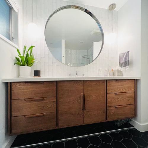 Custom Floating Vanity Etsy