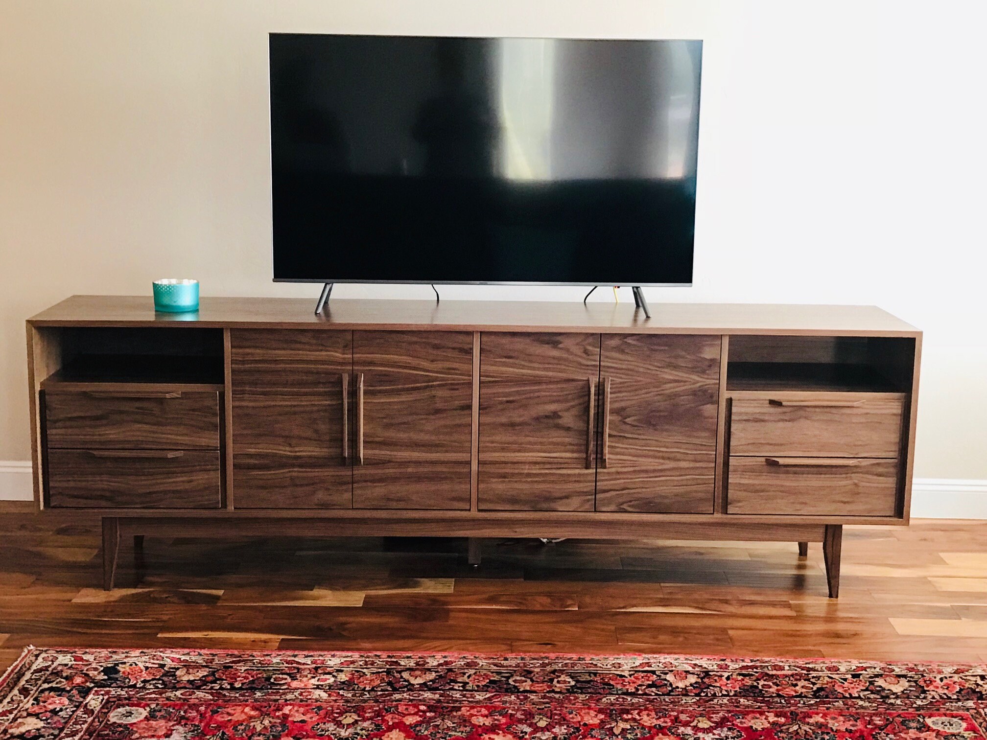 FREE SHIPPING 8' Mid Century Style TV / Buffet / Etsy