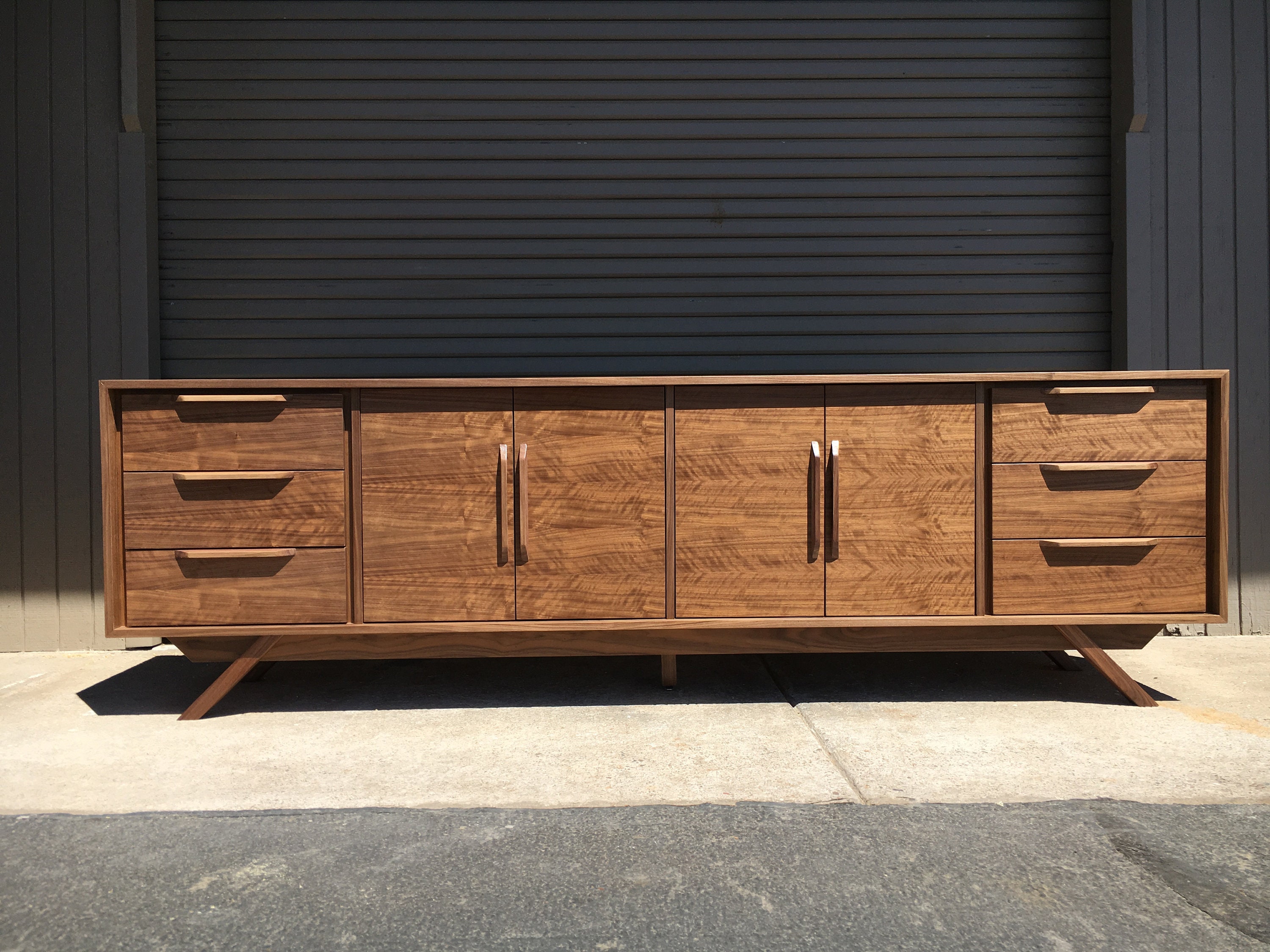 FREE SHIPPING 8' Mid Century Style TV / Buffet / Etsy