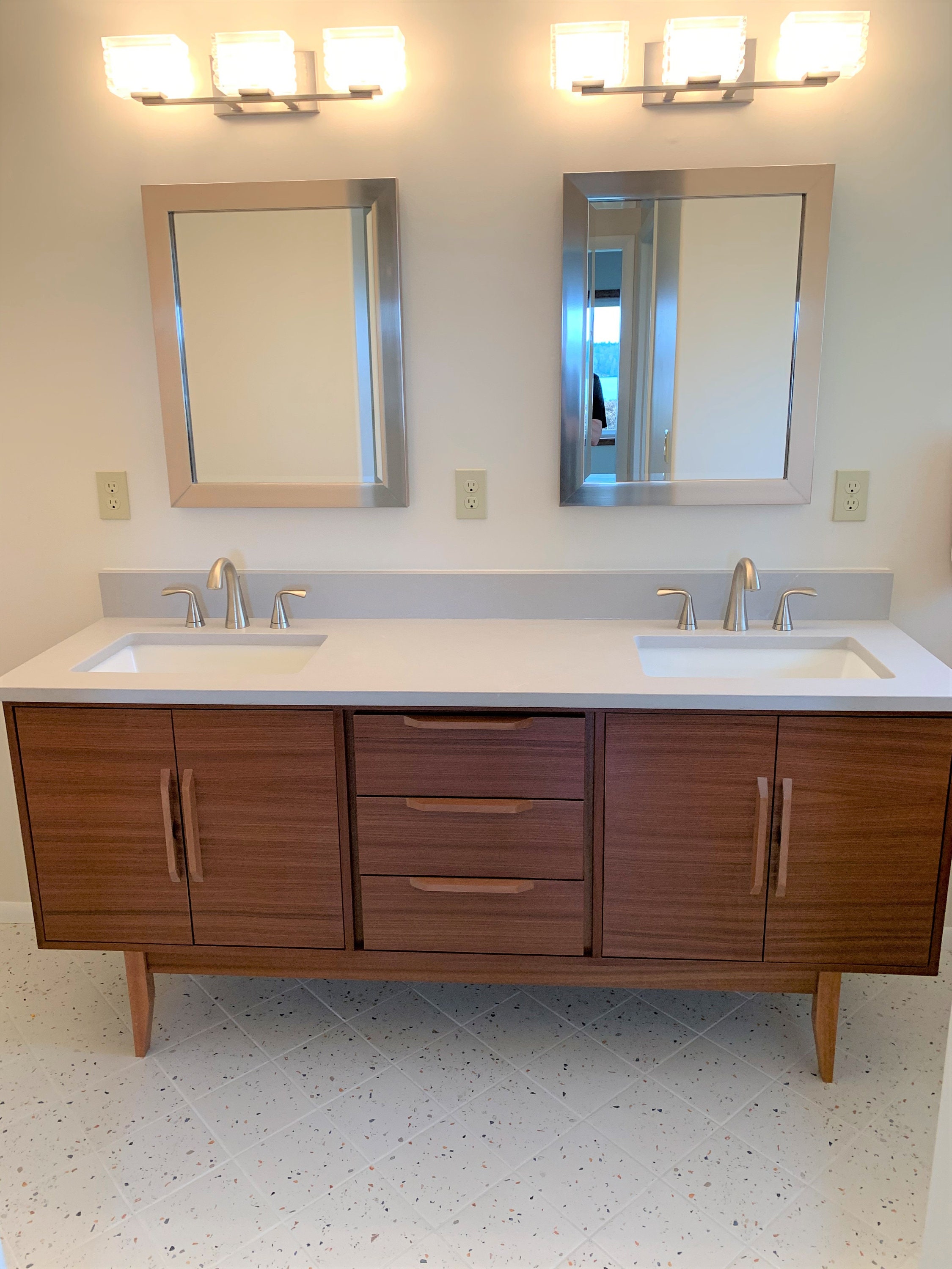 Mid Century Modern Bathroom Vanity