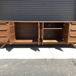 96 Mid Century Custom Sideboard/ Credenza 4 Doors, 6 Drawers Customize to Your Unique Style Bild 4