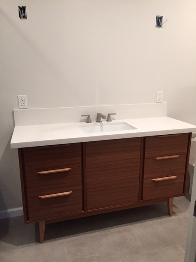 60 Mid Century Style Bathroom Vanity Cabinet In Gany