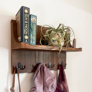 Entryway Coat Rack Wall Hook Shelf, Mudroom Hook Coat Rack Furniture 