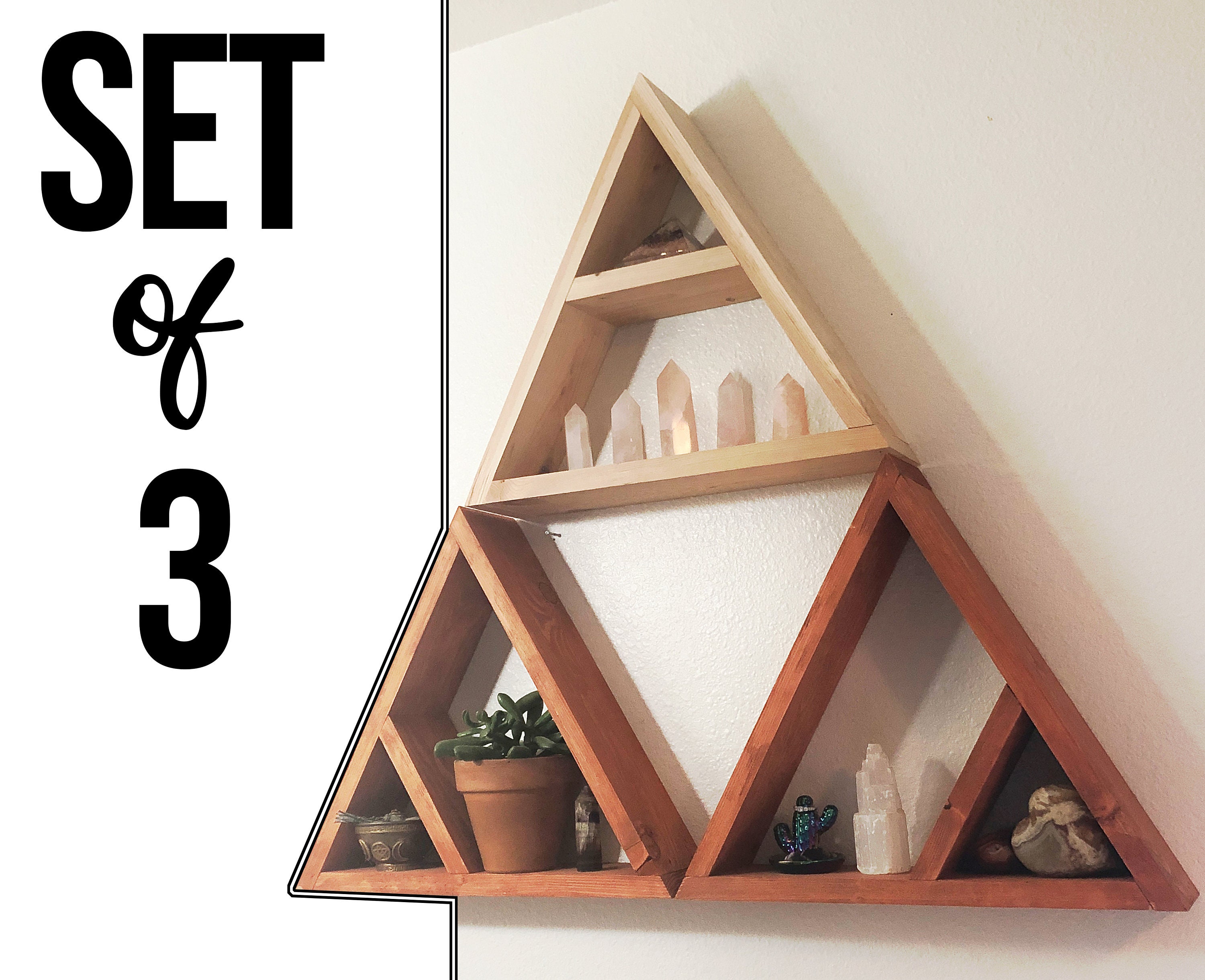 Triangle on sale wall shelf
