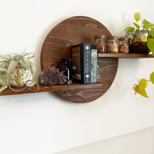 Circle Frame Shelfスペースエイジ モダン Circle Shelves Circle Frame Floating Shelves Floating Frame