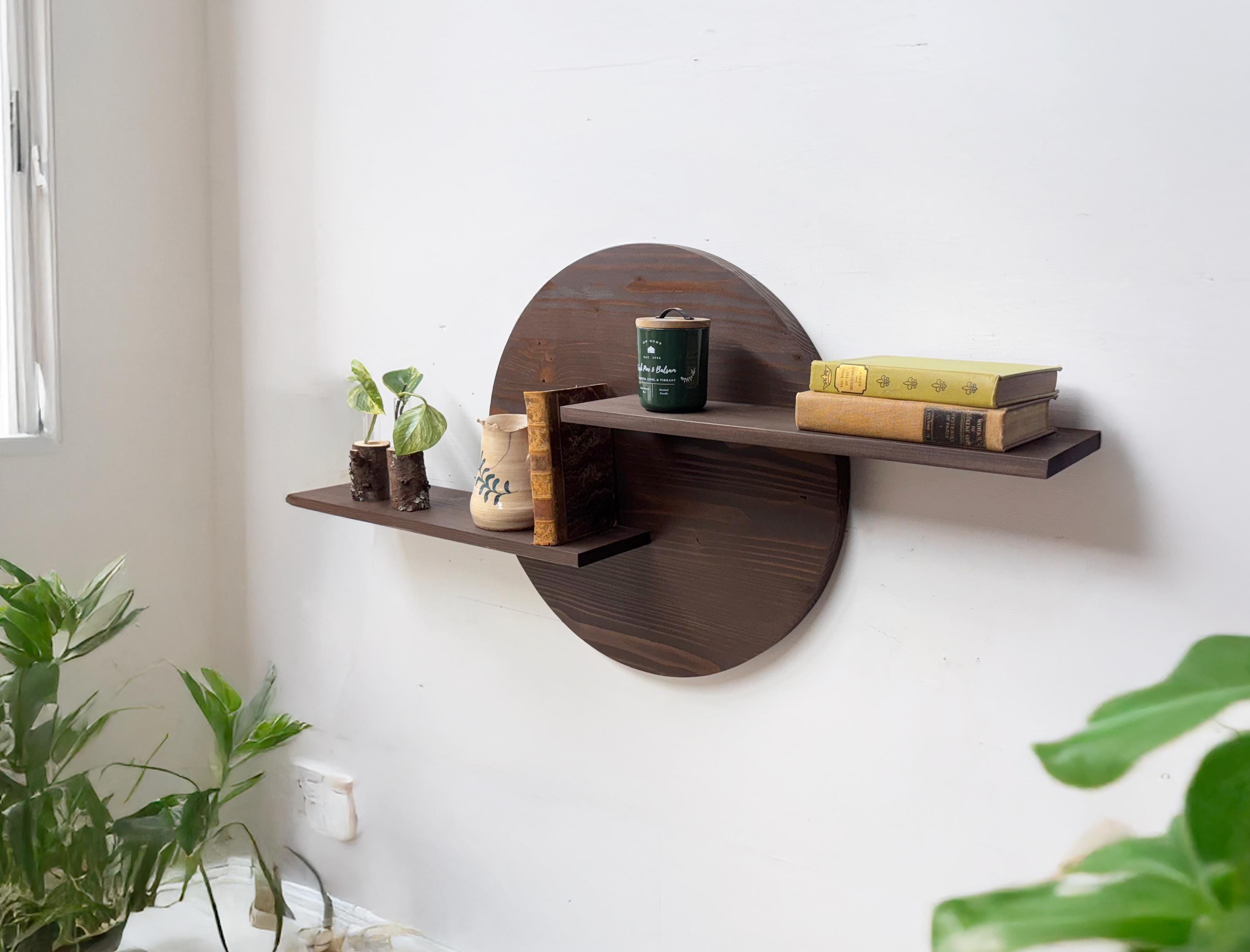 Extra Large Circle Shelves Circle Frame Floating Shelves Floating