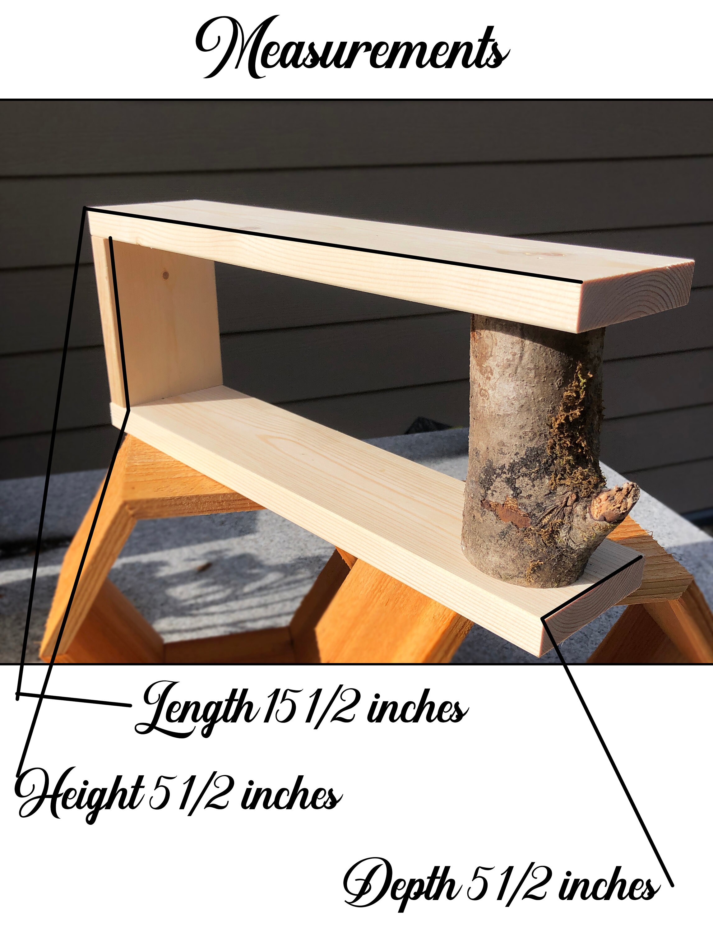 Exterior en estante flotante madera recuperada madera flotante | Etsy