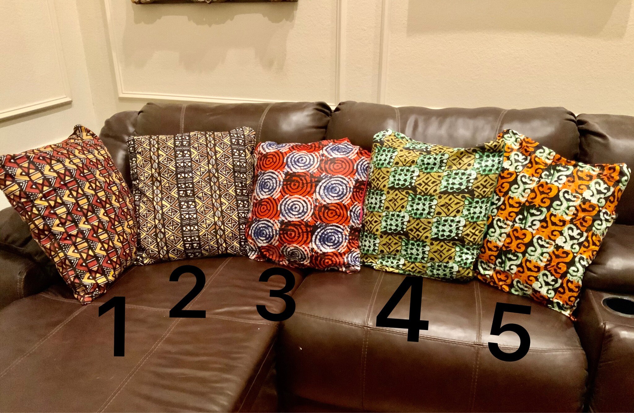 Pillowcases Throw Pillows Decorative Pillows African Prints Etsy